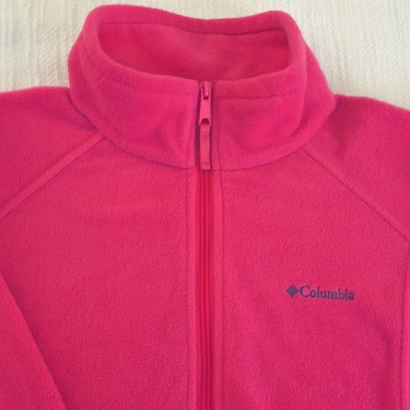 Columbia Sweaters - Columbia Sweat shirt Fleece Pink XL